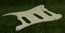Load image into Gallery viewer, 68, 69 Pickguard For Fender Strat Pearl Back - Parchment White
