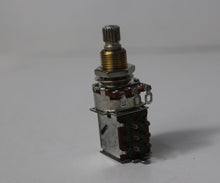 Load image into Gallery viewer, Push Pull Pots Switch Alpha Metric Coarse Splines Brass Shaft A250K/B250K
