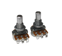 Load image into Gallery viewer, 2pcs Guitar Pots Solid Shaft Alpha Mini B50K and B1Meg For Jaguar Jazzmaster
