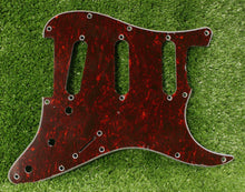 Load image into Gallery viewer, Standard Pickguard For 65, 66 Strat For USA Mex Fender  - Red Tortoise Shell
