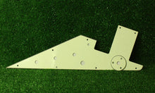 Load image into Gallery viewer, 58 Flying V Pickguard Replacement w/ Round Jack Plate - Mint Ivory 3 Ply
