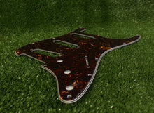 Load image into Gallery viewer, Voodoo Pickguard Reverse Bridge Pickup Fits Jimi Hendrix Strat - Brown Tortoise
