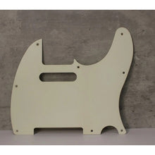 Load image into Gallery viewer, Aged 1 Ply 8 Hole Pickguard For Telecaster  White -  AGP105

