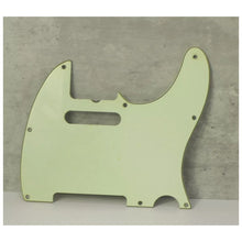 Load image into Gallery viewer, Aged 3 Ply 8 Hole 62 Pickguard For Telecaster Mint Green -  AGP067
