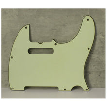 Load image into Gallery viewer, Aged 3 Ply 8 Hole 62 Pickguard For Telecaster Mint Green -  AGP068

