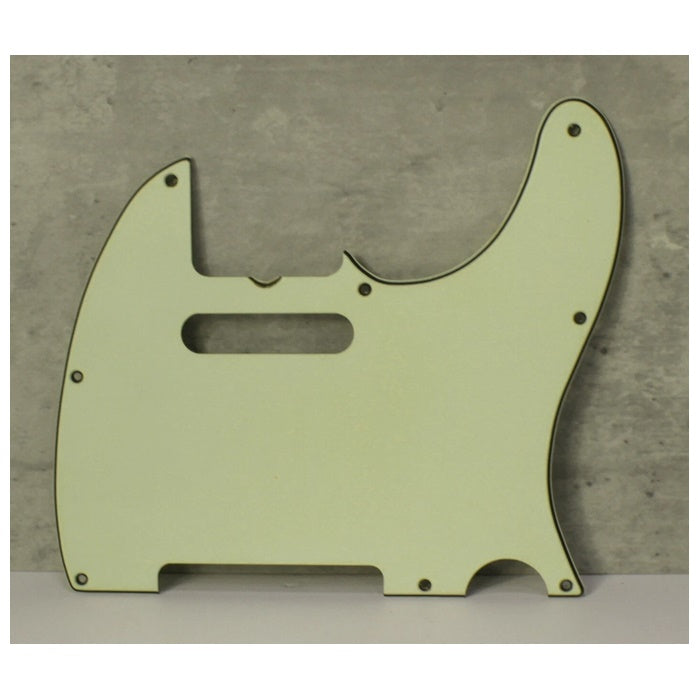 Aged 3 Ply 8 Hole 62 Pickguard For Telecaster Mint Green -  AGP068