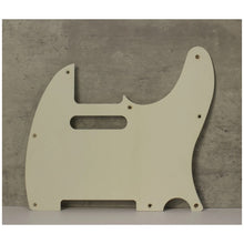 Load image into Gallery viewer, Aged 1 Ply 8 Hole Pickguard For Telecaster  White -  AGP065
