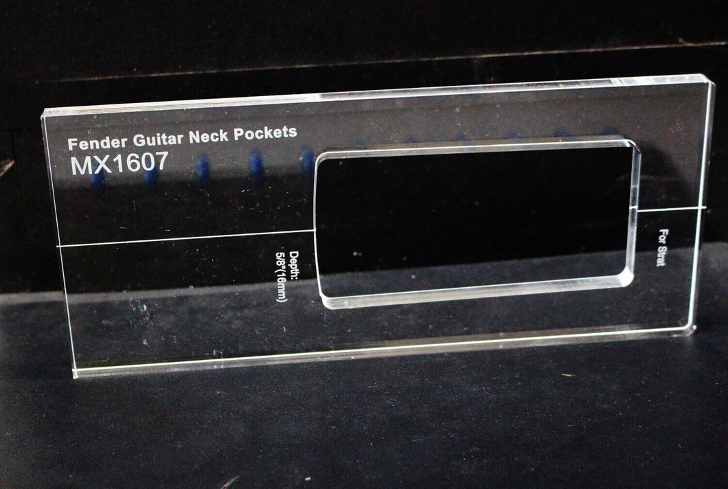 Neck Pocket Routing Template for Fender Guitar Strat/Tele/JM/JG  Or Bass P J