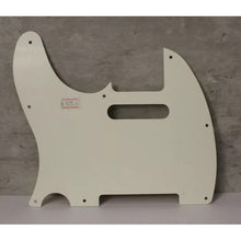 Load image into Gallery viewer, Aged 1 Ply 8 Hole Pickguard For Telecaster  White -  AGP105
