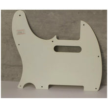 Load image into Gallery viewer, Aged 1 Ply 8 Hole Pickguard For Telecaster  White -  AGP066

