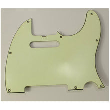 Load image into Gallery viewer, Aged 3 Ply 8 Hole 62 Pickguard For Telecaster Mint Green -  AGP068

