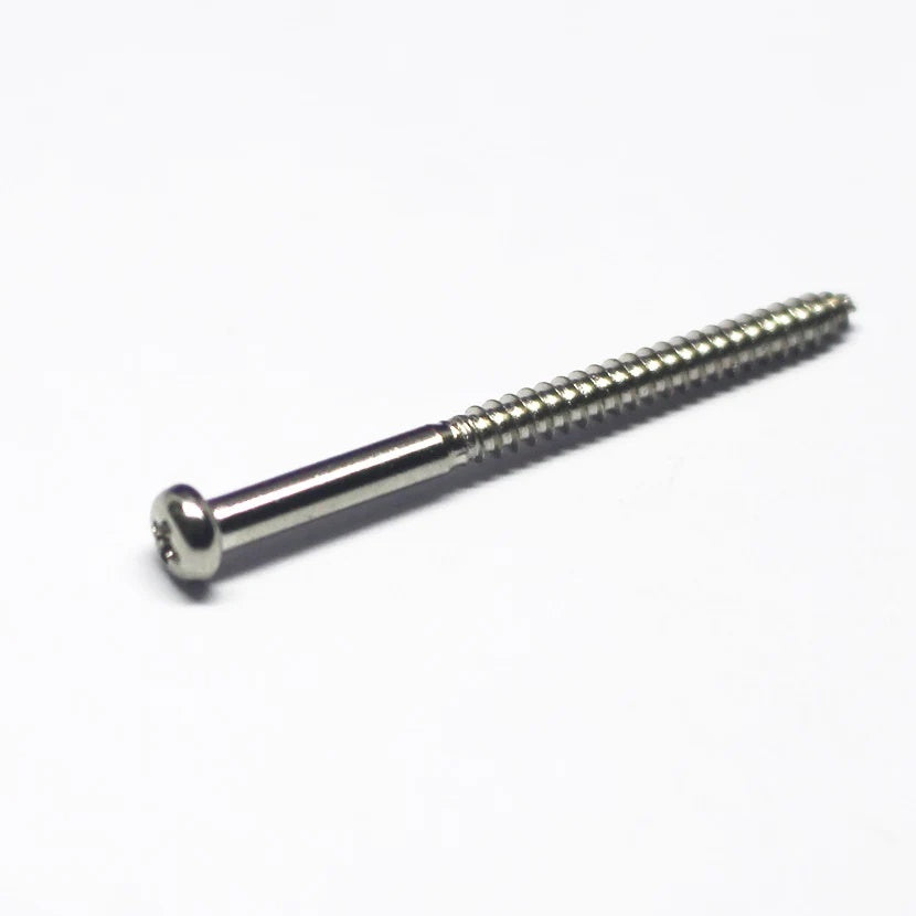 Pickup Mounting Screws For Fender Basses or Jazzmaster  (8) - Nickel