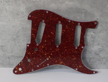 Load image into Gallery viewer, Standard Pickguard For 62 Strat For Fender  - Reddish Brown Tortoise Shell
