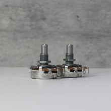 Load image into Gallery viewer, Alpha Pots Solid Shaft Audio A250K Set of 2 For Telecaster, P Bass
