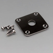 Load image into Gallery viewer, Gotoh JCB-4 Square Curved  Jack Plate for Guitar - Cosmo Black
