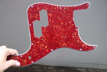 Load image into Gallery viewer, Precision P Bass Pickguard For USA Fender Red Brown Tortoise Shell Celluloid Top
