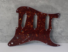 Load image into Gallery viewer, Standard Pickguard For 62 Strat For Fender  - Reddish Brown Tortoise Shell
