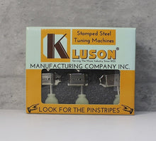 Load image into Gallery viewer, KLUSON KDE-6B-N 6 In Line Tuners For GIBSON EXPLORER W/ Pearl Buttons Nickel
