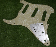 Load image into Gallery viewer, 68, 69 Pickguard For Fender Strat Pearl Back - Vintage Cream

