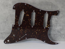 Load image into Gallery viewer, Standard Pickguard For 62 Strat For Fender  - Dark Brown Tortoise Shell
