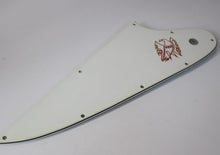 Load image into Gallery viewer, Aged Pickguard For Gibson Reverse Firebird w Accurate Screen Logo - 3 Ply White
