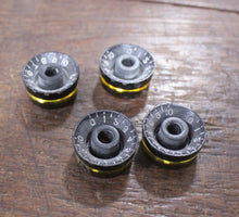 Load image into Gallery viewer, Aged Speed Knobs For Les Paul Guitars (4) - Black
