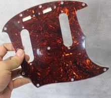 Load image into Gallery viewer, Mustang Pickguard For Vintage Fender  - Brown Tortoise Shell Celluloid Top
