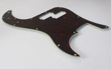 Load image into Gallery viewer, Pickguard For Fender Japan P Bass Dark Tortoise Shell Celluloid Top 4 Ply

