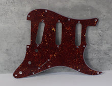 Load image into Gallery viewer, Standard Pickguard For 62 Strat For Fender  - Reddish Brown Tortoise Shell
