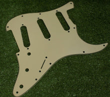 Load image into Gallery viewer, 68, 69 Pickguard For Fender Strat Pearl Back - Vintage Cream
