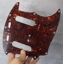Load image into Gallery viewer, Mustang Pickguard For Vintage Fender  - Brown Tortoise Shell Celluloid Top
