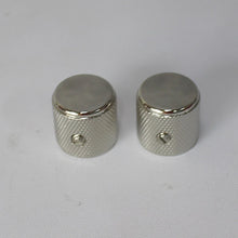 Load image into Gallery viewer, Aluminum Dome Flat Top Knobs For 60s Telecaster - Nickel
