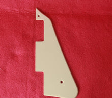 Load image into Gallery viewer, Parchment White Pickguard For Gibson Les Paul w/ Nickel Bracket #004B
