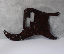 Load image into Gallery viewer, Precision P Bass Pickguard For USA Fender Dark Brown Tortoise Shell Celluloid

