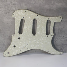 Load image into Gallery viewer, Standard Pickguard For 65 Strat For USA Mex Fender  - Cream Pearloid
