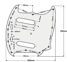 Load image into Gallery viewer, Mustang Pickguard For Vintage Fender  - Brown Tortoise Shell Celluloid Top
