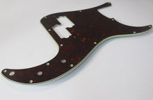 Load image into Gallery viewer, Pickguard For Fender Japan P Bass Dark Tortoise Shell Celluloid Top 4 Ply
