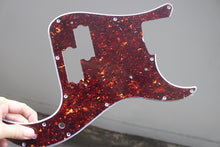 Load image into Gallery viewer, Precision P Bass Pickguard For USA Fender Dark Brown Tortoise Shell Celluloid
