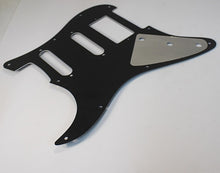 Load image into Gallery viewer, Pickguard For 62 RI HSS Strat Humbucker Cover Version  - Black 3 Ply

