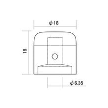 Load image into Gallery viewer, Gotoh Dome Knobs For Solid Shaft CTS Pots - Chrome (2)
