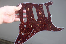 Load image into Gallery viewer, Standard Pickguard For 62 Strat For Fender  - Dark Brown Tortoise Shell
