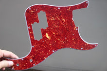 Load image into Gallery viewer, Precision P Bass Pickguard For USA Fender Red Brown Tortoise Shell Celluloid Top
