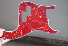 Load image into Gallery viewer, Precision P Bass Pickguard For USA Fender Red Brown Tortoise Shell Celluloid Top
