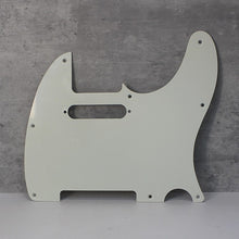 Load image into Gallery viewer, Pickguard 1 Ply 8 Hole Pickguard For Telecaster - Parchment

