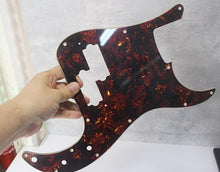 Load image into Gallery viewer, Aged Pickguard For Fender Japan P Bass Brown Tortoise Shell Celluloid Top 4 Ply
