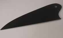 Load image into Gallery viewer, Pickguard For Gibson Reverse Firebird Gold Silkscreen Logo Black #0558 - Used
