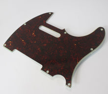 Load image into Gallery viewer, Pickguard For Tele Dark Tortoise Shell Celluloid Top 4 Ply MIJ
