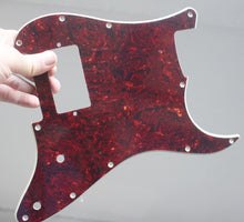 Load image into Gallery viewer, Pickguard For Single Humbucker Strat Dark Tortoise Shell Celluloid Top 4 Ply
