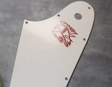 Load image into Gallery viewer, Aged Pickguard For Gibson Reverse Firebird w Accurate Screen Logo - 3 Ply White
