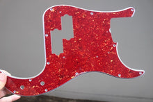 Load image into Gallery viewer, Precision P Bass Pickguard For USA Fender Red Brown Tortoise Shell Celluloid Top
